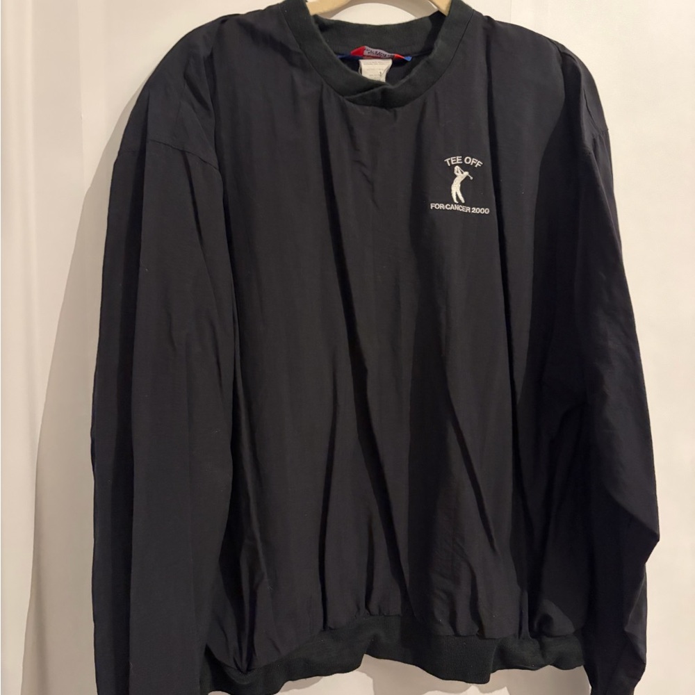 Vintage black windbreaker